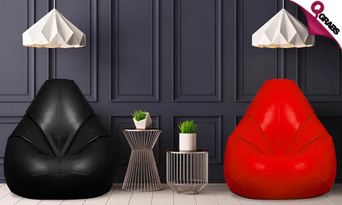 Large Leatherette Bean Bag!